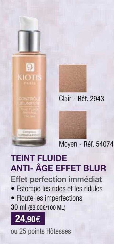 Teint Fluide Anti-âge Effet Blur