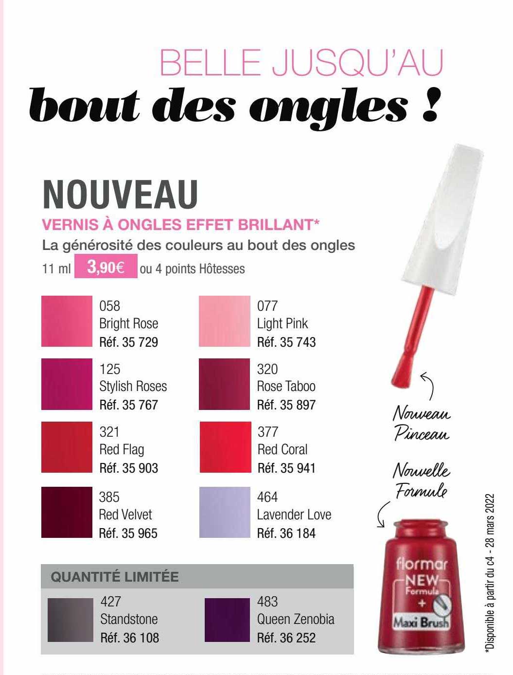 vernis à ongles effet brillant