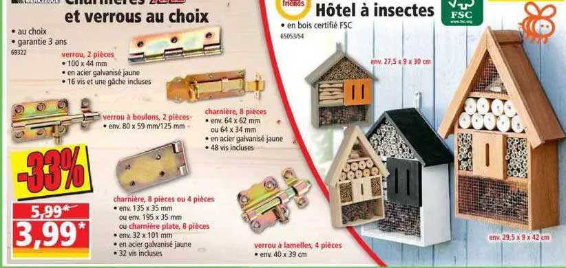 verrou, hôtel à insectes