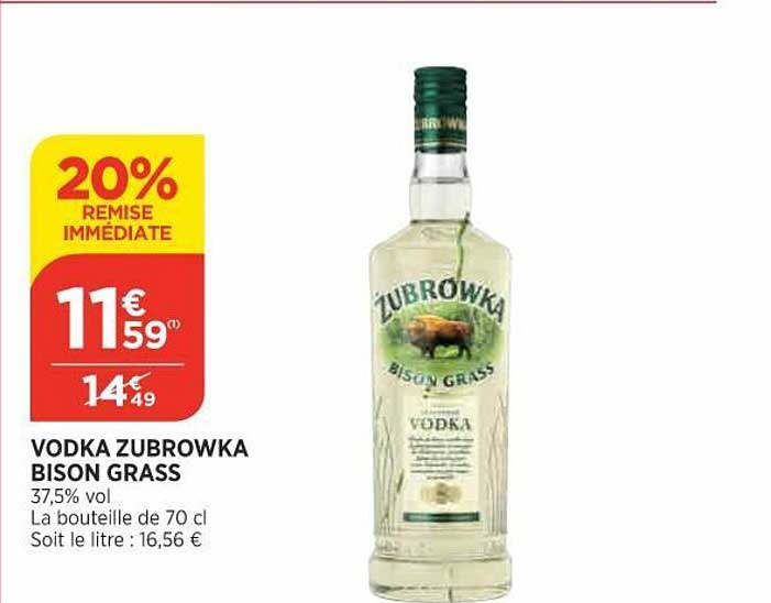 vodka zubrowka bison grass