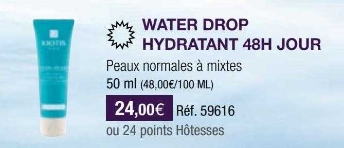 water drop hydratant 48h jour