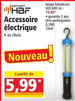 accessoire électrique groupe hbf