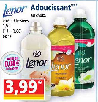 Adoucissant Lenor