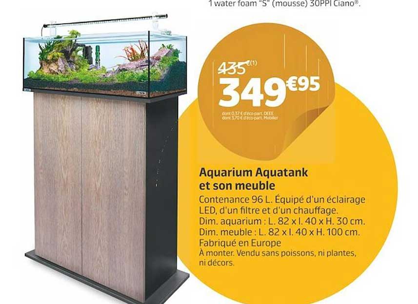 aquarium aquatank et son meuble