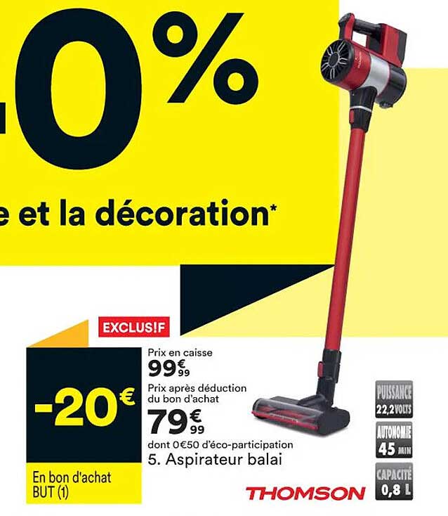 Aspirateur Balai Thomson