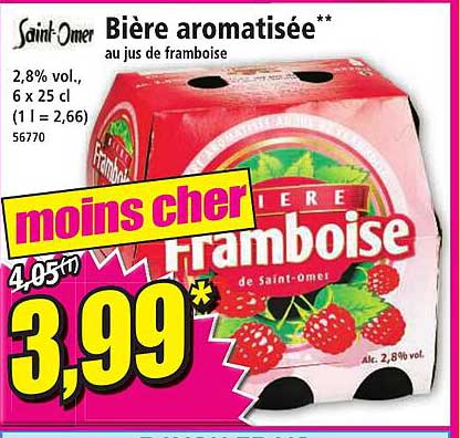 Bière Aromatisée Saint-omer