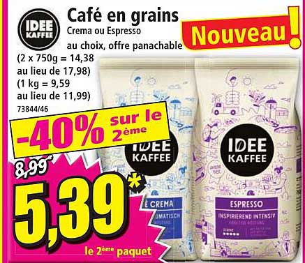 café en grains idée kaffee