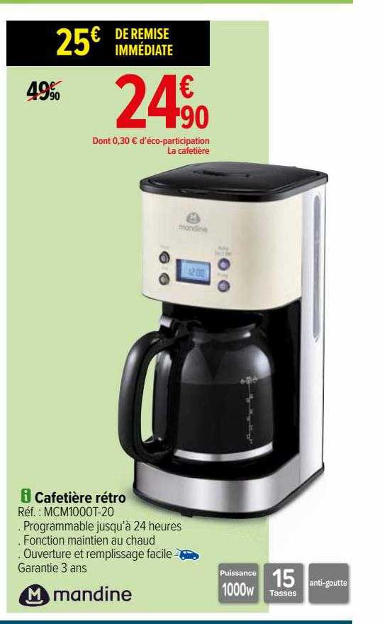 Cafetière Rétro Mandine