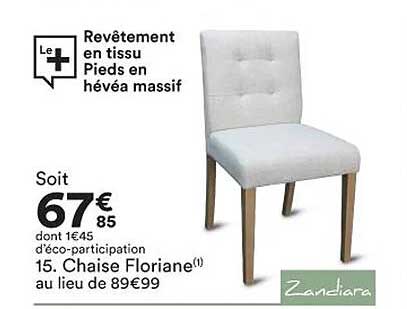 chaise floriane zandiara
