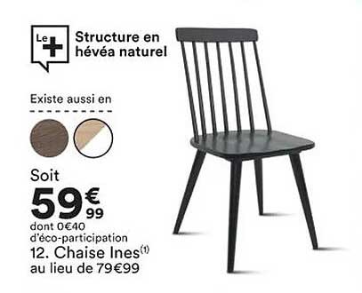 chaise inès
