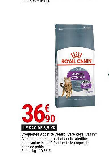 croquettes appetite control care royal canin
