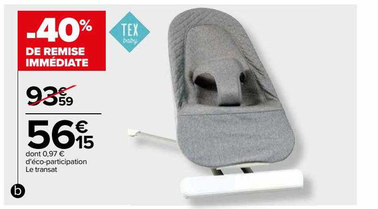 D'éco-participation Le Transat Tex Baby