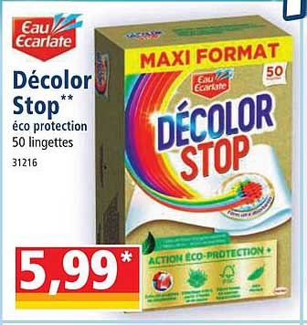 décolor stop eau écarlate