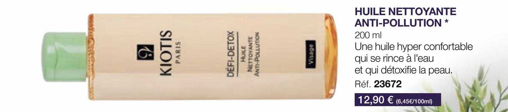 défi-detox  : huile nettoyante anti-pollution kiotis paris