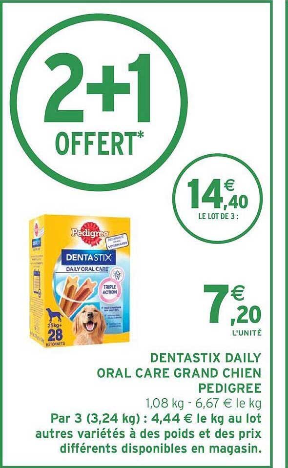 dentastix daily oral care grand chien pedigree