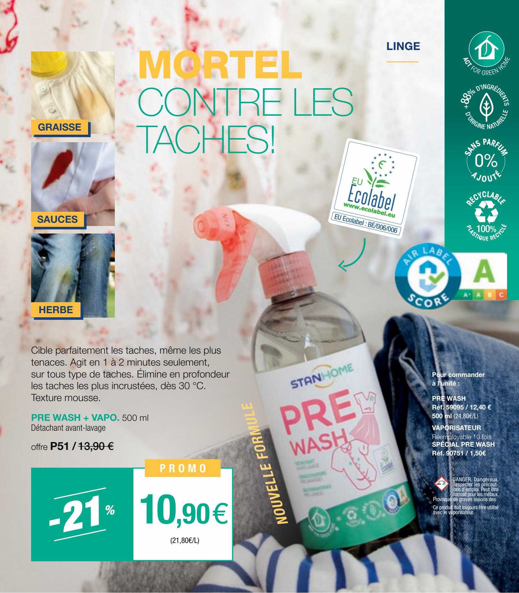 détachant avant-lavage pre wash + vapo