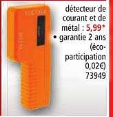 détecteur de courant et de métal