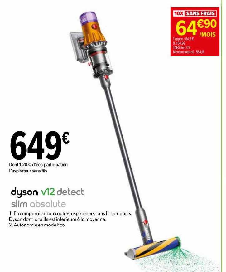dyson v12 detect slim absolute