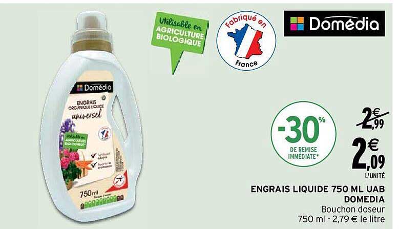engrais liquide 750 ml uab domédia