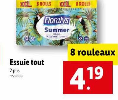 essuie tout floralys