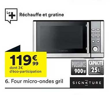 four micro-ondes gril signature