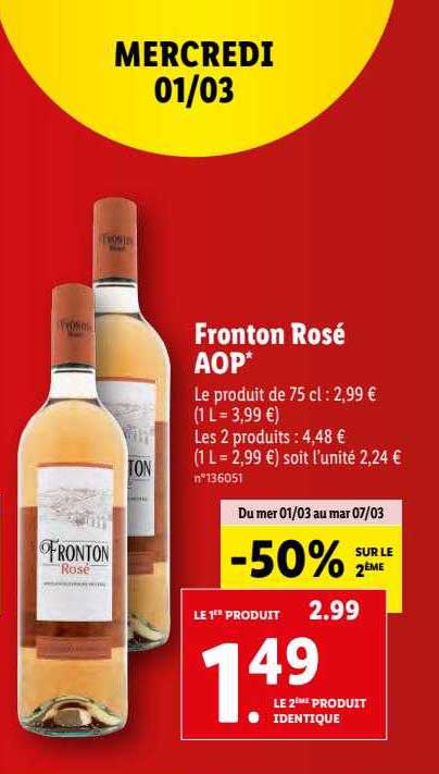 Fronton Rosé Aop