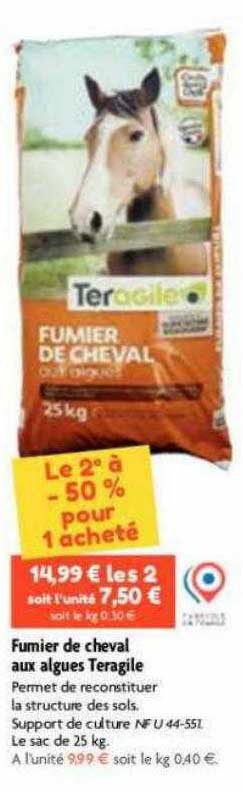 fumier de cheval aux algues teragile