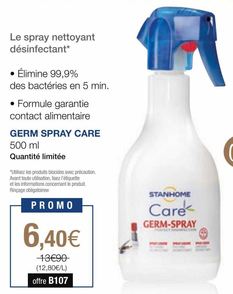 germ spray care