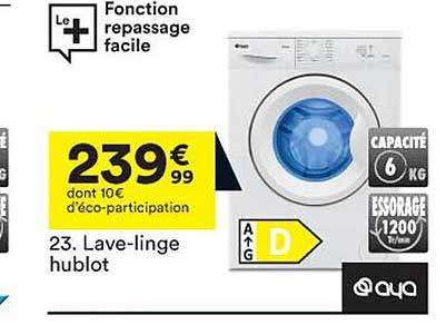 lave-linge hublot aya