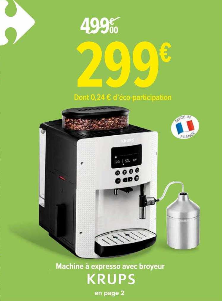 Machine à Expresso Avec Broyeur Krups