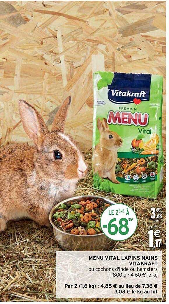 menu vital lapins nains vitakraft
