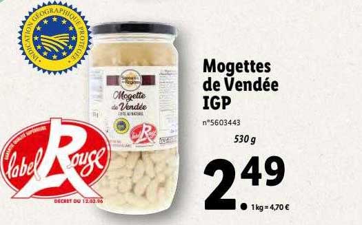 mogettes de vendée igp saveurs de nos régions