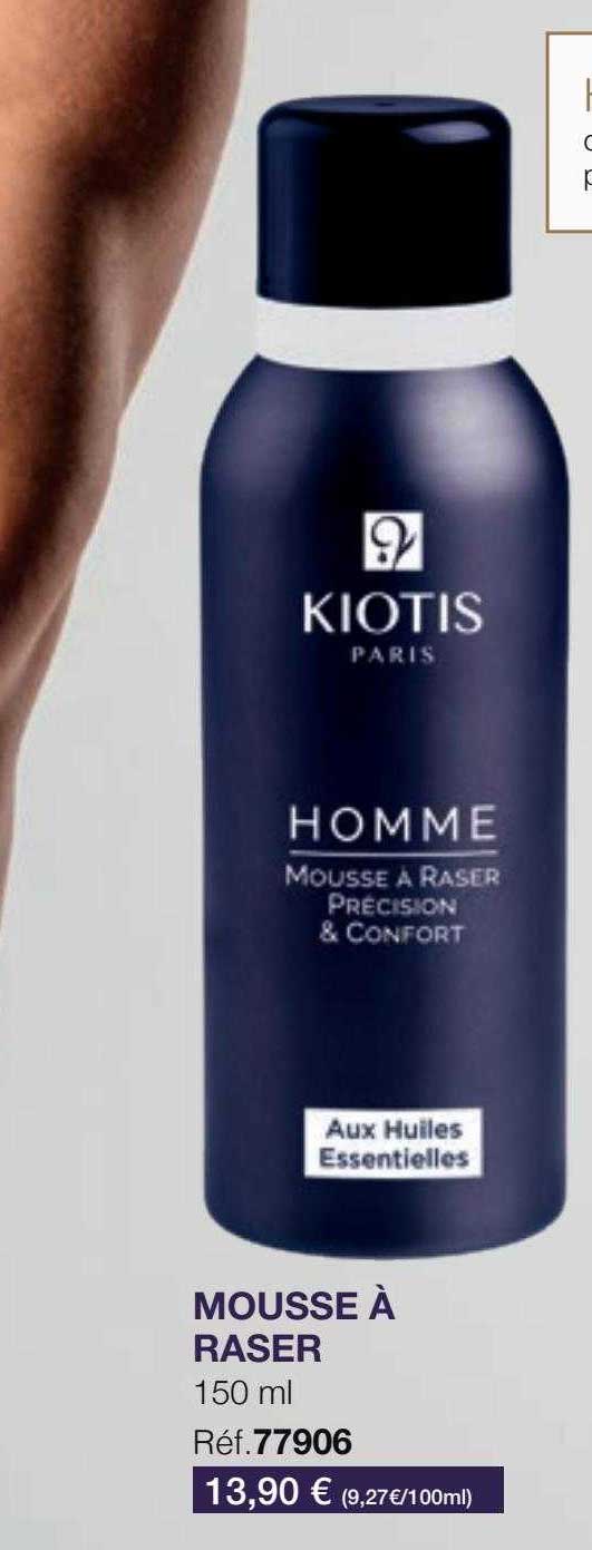 mousse à raser kiotis