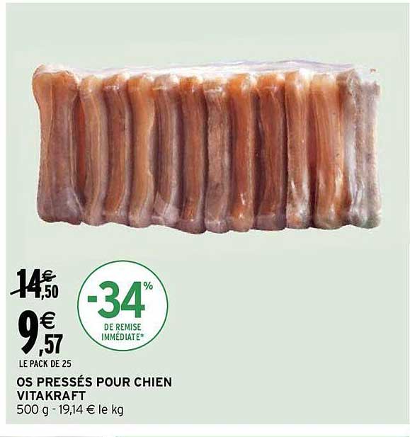 os pressés pour chien vitakraft