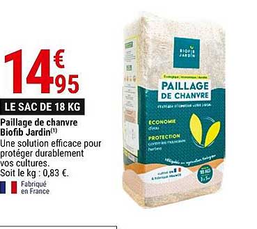 Paillage De Chanvre Biofib Jardin