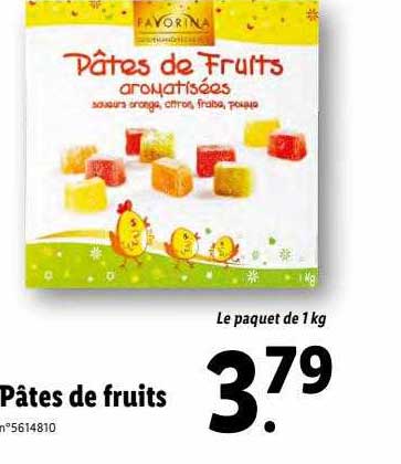 Pâtes De Fruits Favorina