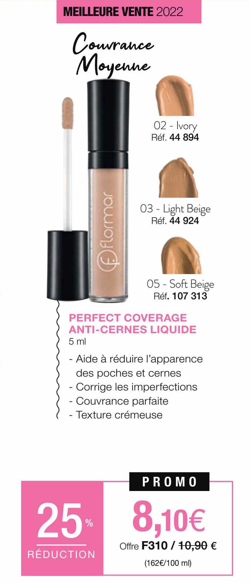perfect coverage anti-cernes liquide