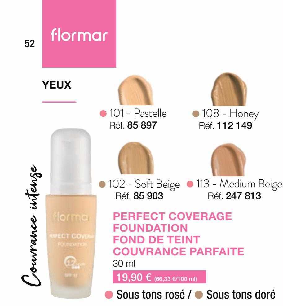 perfect coverage foundation - fond de teint couvrance parfaite