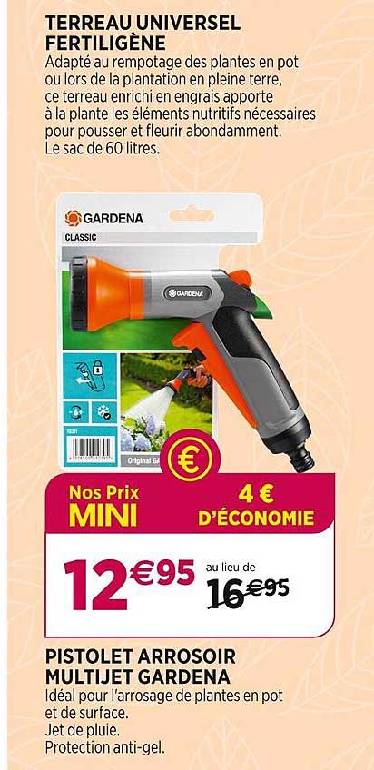 Pistolet Arrosoir Multijet Gardena