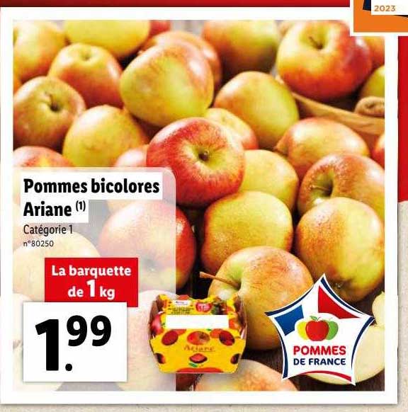 pommes bicolores ariane
