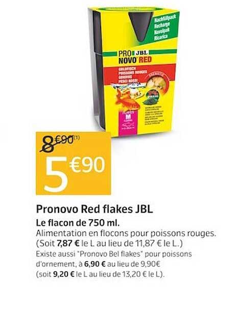 pronovo red flakes jbl