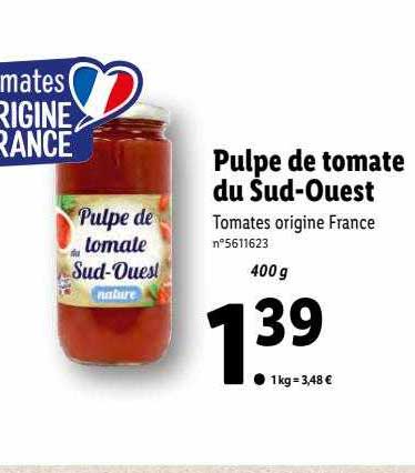 Pulpe De Tomate Du Sud-ouest