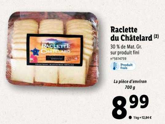 raclette du châtelard