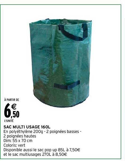 sac multi usage 160 l