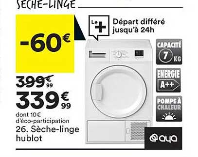 sèche-linge hublot
