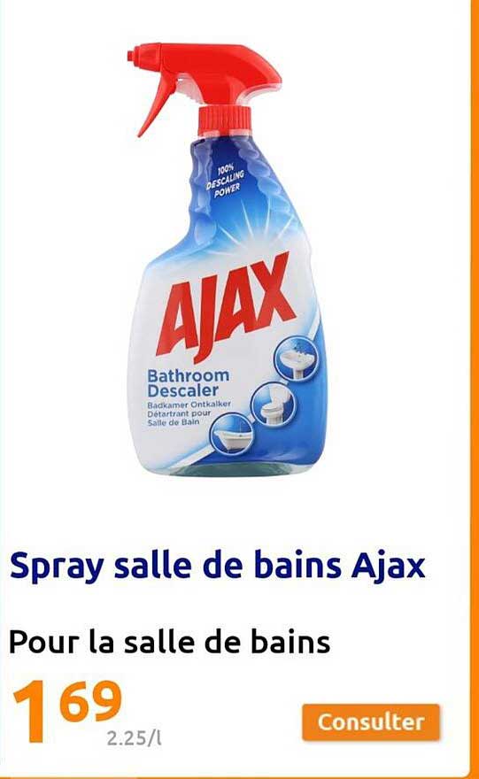 spray salle de bons ajax pour la salle de bains