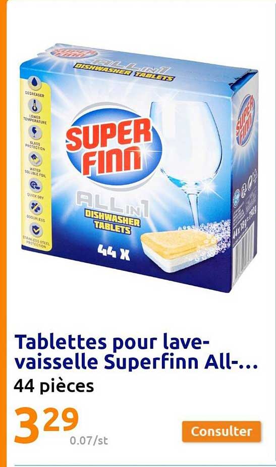 tablettes por lave-vaisselle superfinne all-...