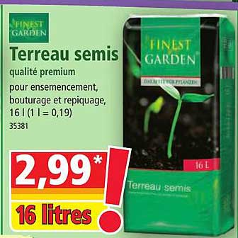 terreau semis finest garden