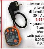 Testeur De Prise Et Différentiel 30 MA