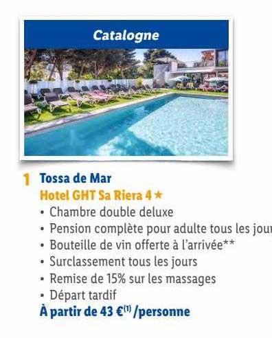 tossa de mar : hôtel ght sa riera 4*